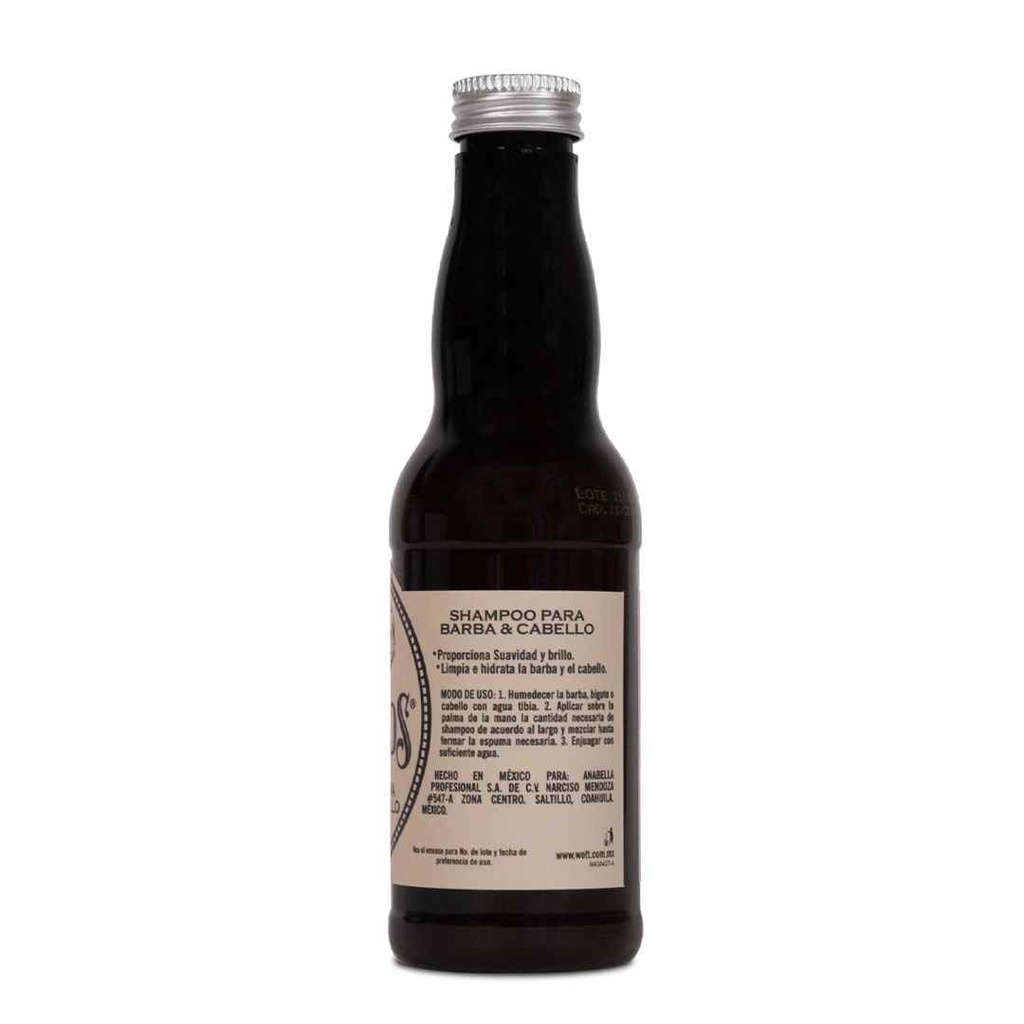 SHAMPOO BIG BROS PARA BARBA Y CABELLO 180 ML