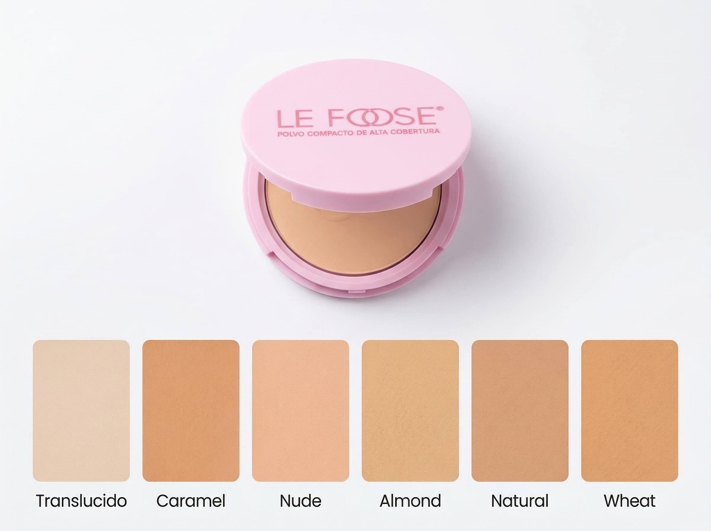 MAQUILLAJE POLVO LE FOOSE TONO WHEAT