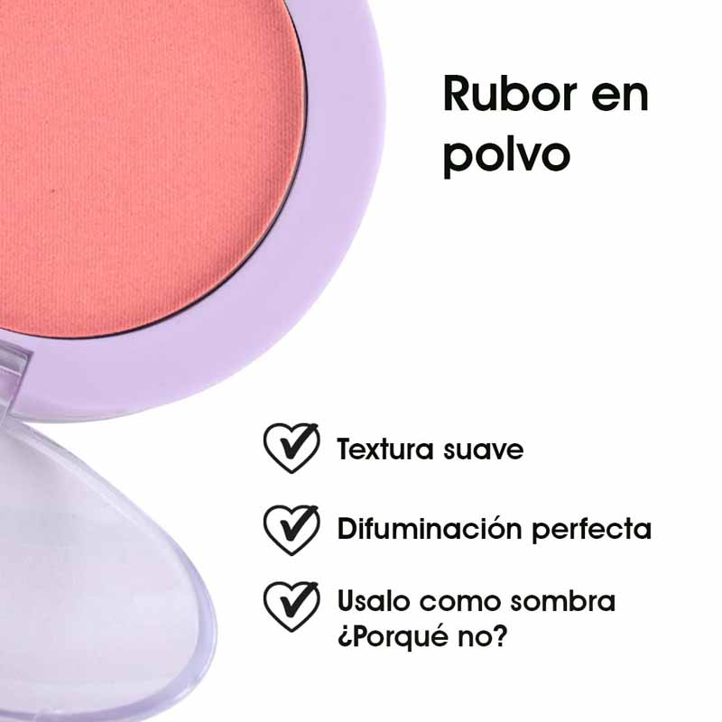Rubor en Polvo Acabado Natural Color Intenso Textura Ligera y Difuminado Uniforme Tono Terracota Le Foose