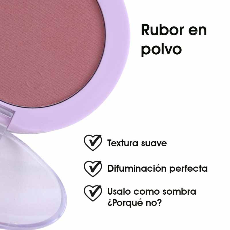 Rubor en Polvo Acabado Natural Color Intenso Textura Ligera y Difuminado Uniforme Tono Divine Le Foose