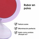 Rubor en Polvo Acabado Natural Color Intenso Textura Ligera y Difuminado Uniforme Tono Heat Le Foose