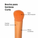 Brocha para Sombras de Ojos con Cerdas Cortas y Densas Alta Precisión Aplicación Intensa y Cobertura Uniforme Le Foose