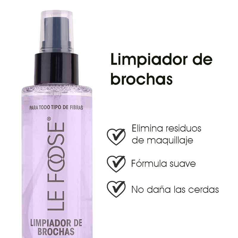 Limpiador para Brochas de Maquillaje Cuidado y Limpieza Rápida Le Foose