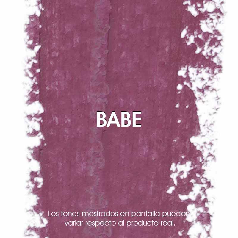 Labial Mate de Larga Duración Alta Cobertura y Formula Cremosa con Color Intenso Tono Babe Le Foose