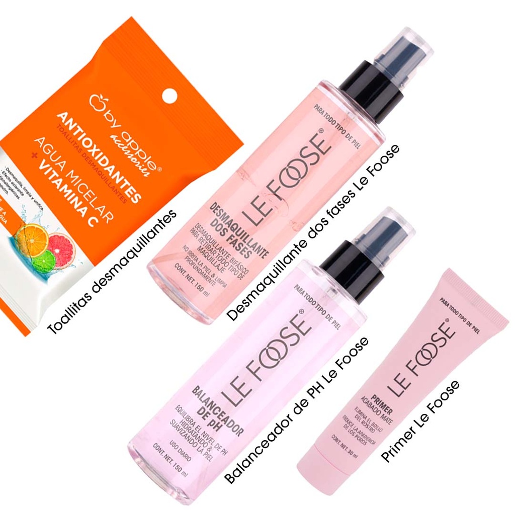 Le Foose Kit Esencial de Limpieza y Preparación Facial