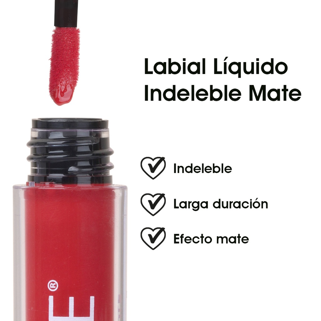 LABIAL MATE LIQUIDO LE FOOSE FLAMING
