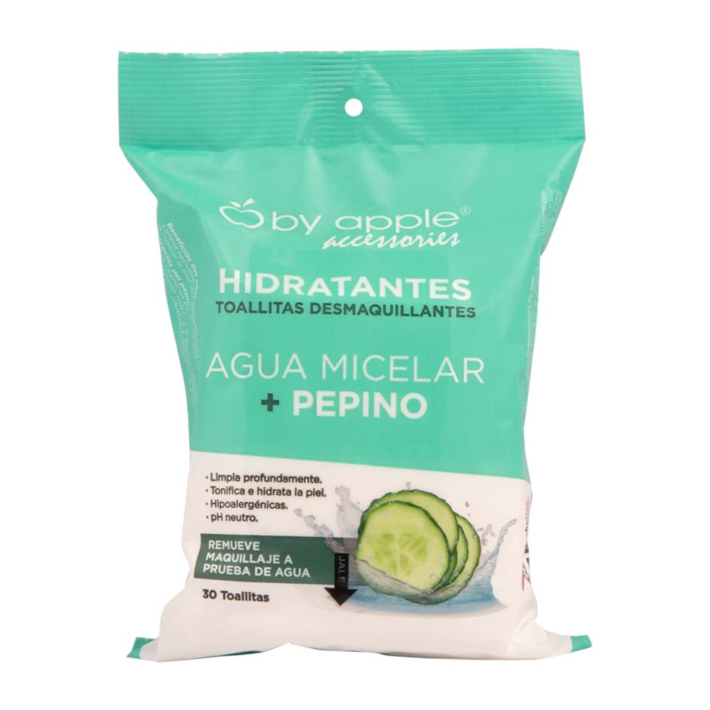 TOALLITA DESM. DE AGUA MICELAR+PEPINO