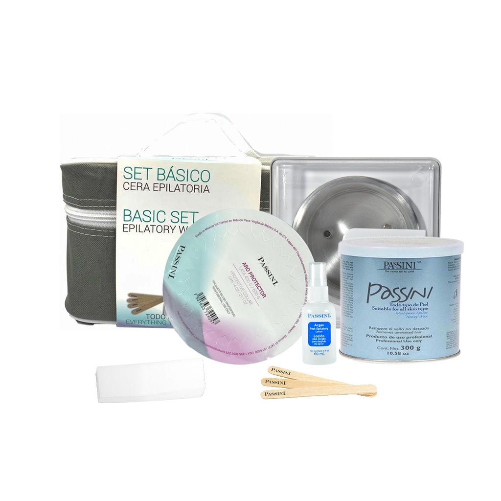 SET BASICO CERAMATIC CON CERA WAXY DE 300 GR 7001