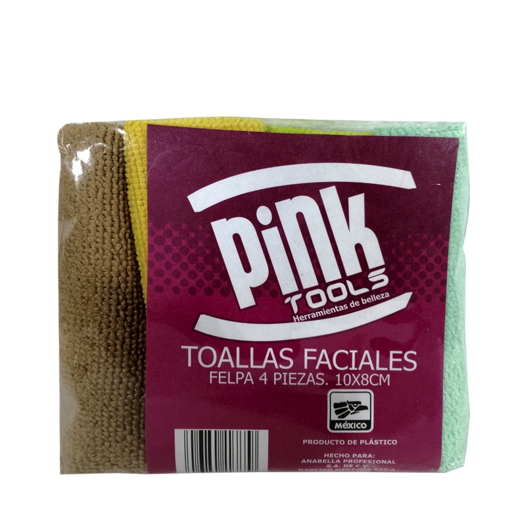 TOALLA FACIAL PINK TOOLS TF