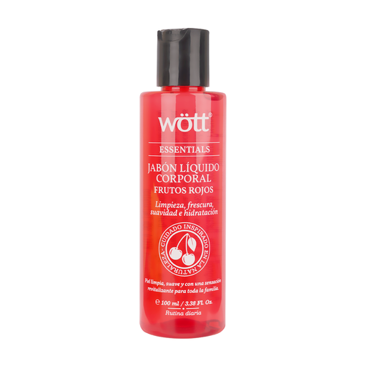 [MIN-JAB] JABON CORPORAL FRUTOS ROJOS WOTT 100 ML.