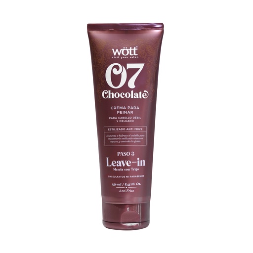 [CHOC-07-04] TRAT. LEAVE-IN CHOCOLATE DE WOTT 07