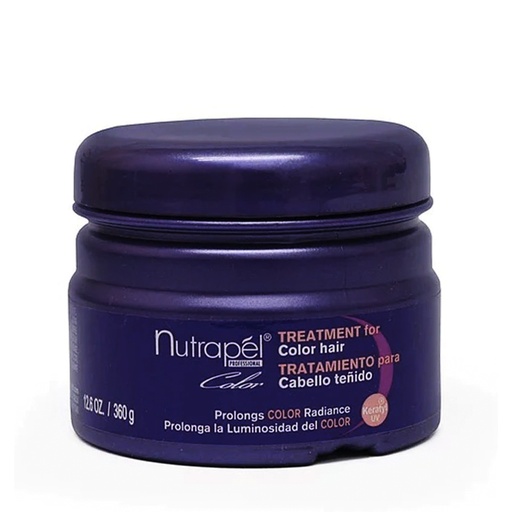 [NU-00] TRAT. NUTRAPEL P/ CABELLO TEÑIDO 345 GRS